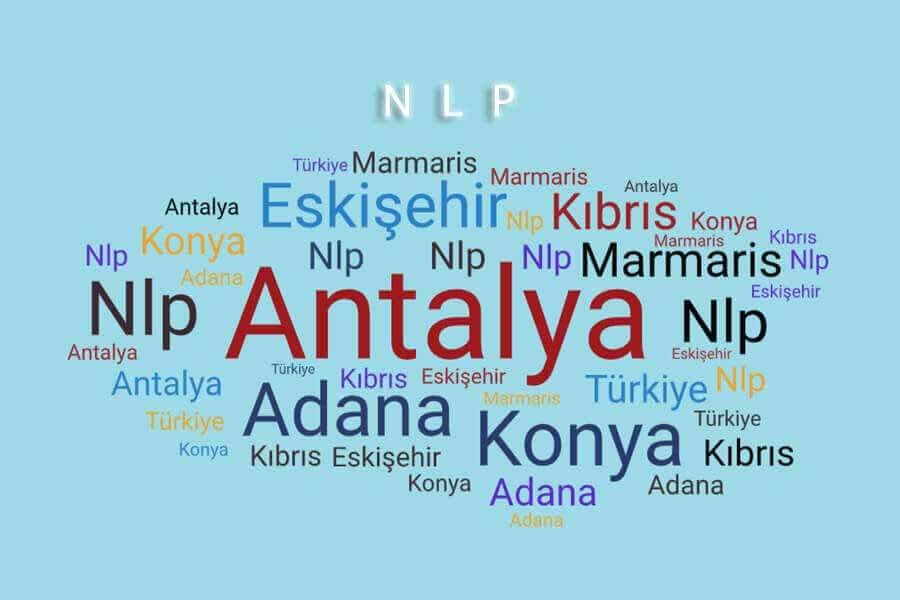 Bölgesel NLP eğitimi talebi için şehir isimleri görseli