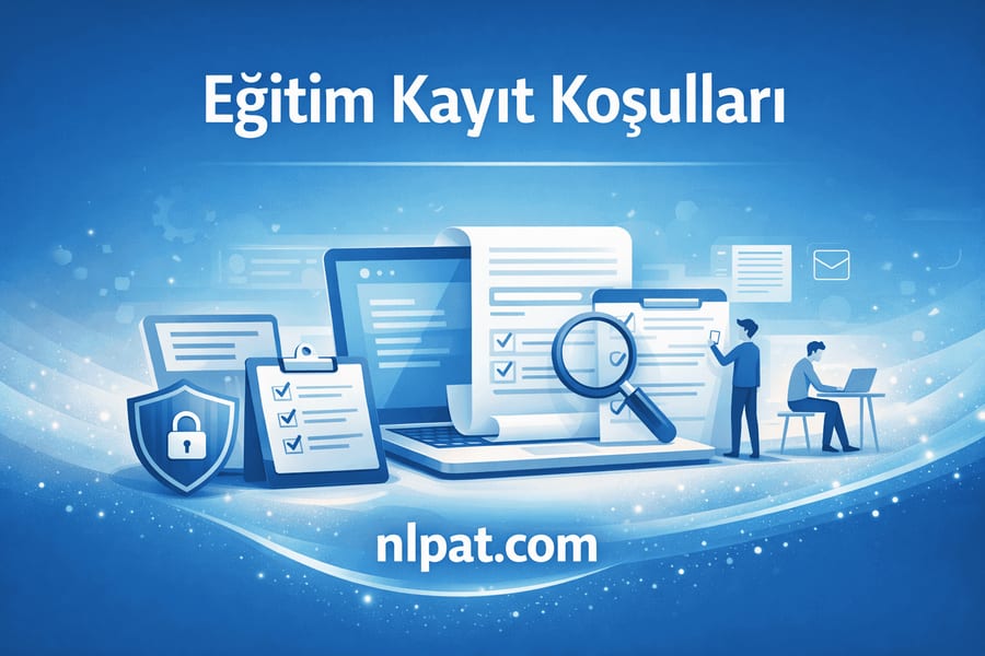 NLP eğitim kayıt koşulları görseli