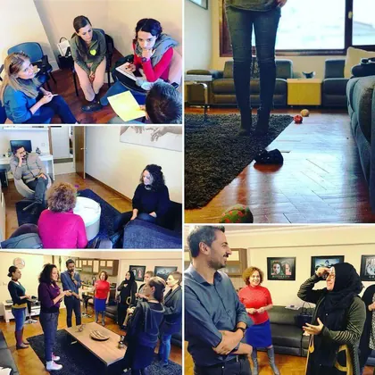 Ankara NLP sertifika eğitimi sınıf içi grup çalışması ve eğitim ortamı fotoğrafı 8