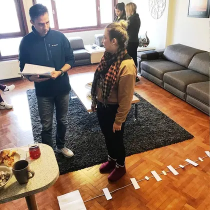 Ankara NLP sertifika eğitimi sınıf içi grup çalışması ve eğitim ortamı fotoğrafı 35