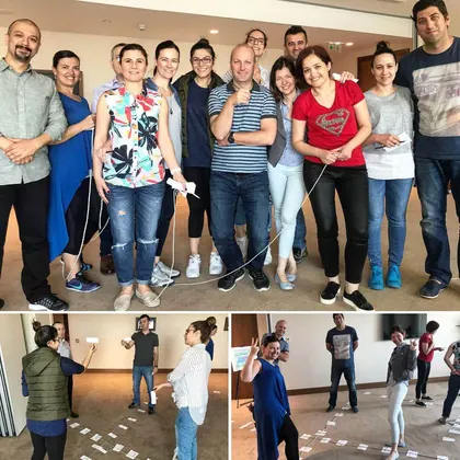 Kurumsal NLP eğitimi, liderlik ve ekip gelişimi sınıf içi uygulama fotoğrafı 15