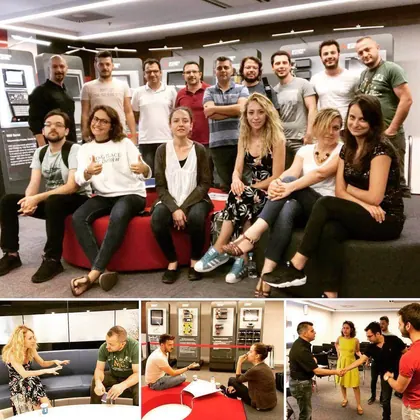 Kurumsal NLP eğitimi, liderlik ve ekip gelişimi sınıf içi uygulama fotoğrafı 64