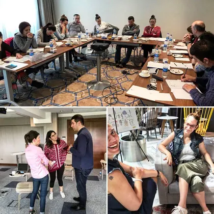 Kurumsal NLP eğitimi, liderlik ve ekip gelişimi sınıf içi uygulama fotoğrafı 65