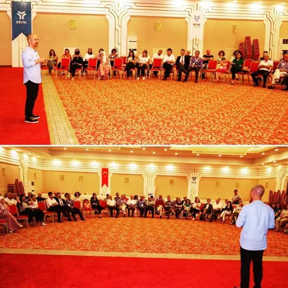Kurumsal NLP eğitimi, liderlik ve ekip gelişimi sınıf içi uygulama fotoğrafı 67