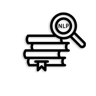 NLP kitapları ve kaynak okuma rehberi sembolü