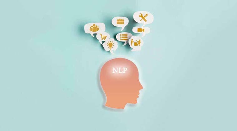 NLP kullanım alanlarını temsil eden profesyonel gelişim görseli